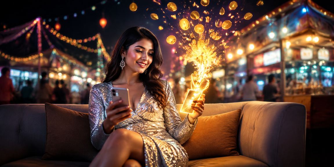 ময়মনসিংহের রাতের বাজারে মোবাইল গেমিং এর দৃশ্য